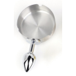 ASH TRAY BUTT PLUG - SILVER